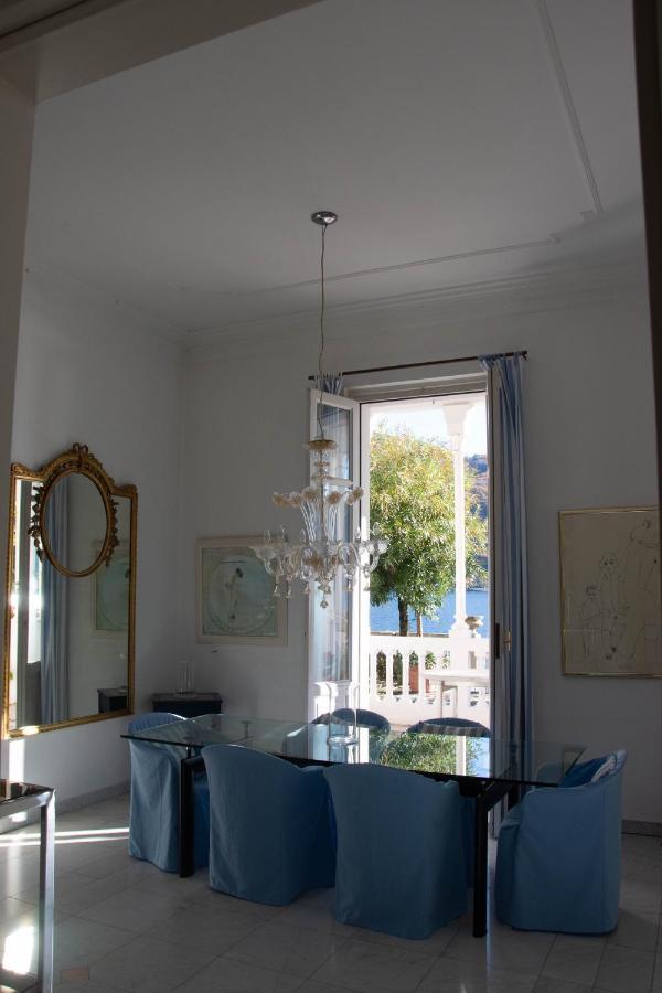 Residence Ville Lago Lugano Porto Ceresio Bagian luar foto
